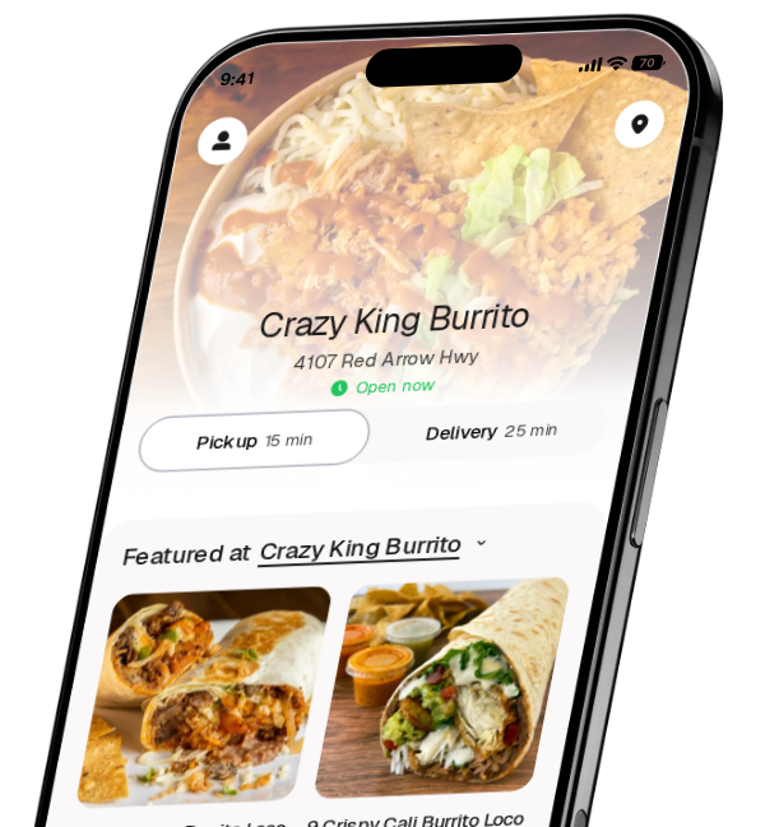 Crazy King Burrito app preview
