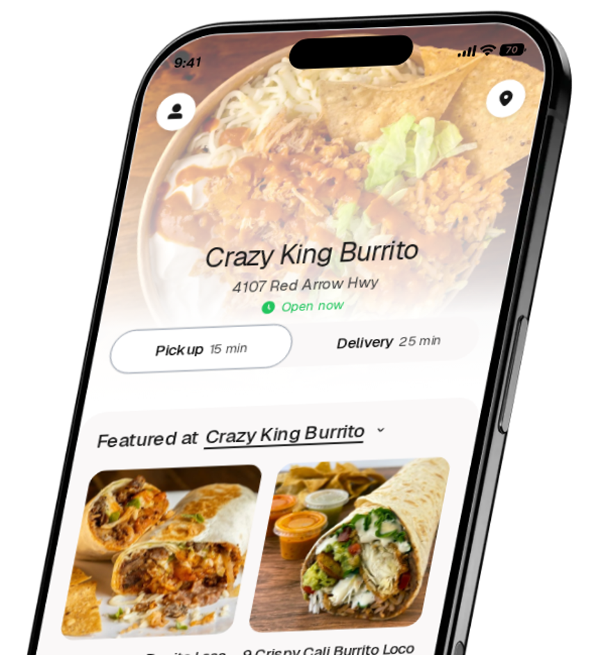 Crazy King Burrito app preview