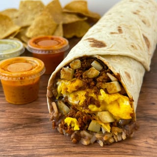 #11 Chorizo y Papa Burrito